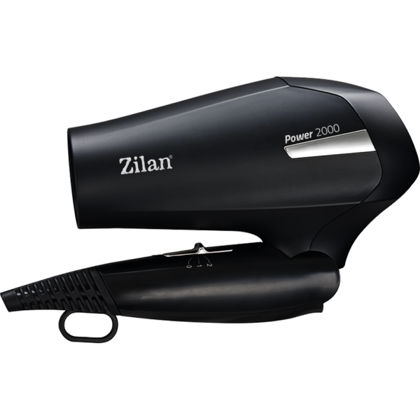 Uscator de par Zilan ZLN9396, 2000W, 2 trepte de viteza, 2 trepte de temperatura, cu aer cald si rece, Negru [3]