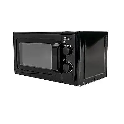Cuptor cu microunde Zilan ZLN-1222, 20 L, 700W, mod pentru dezghet, 6 trepte de putere, Negru [2]