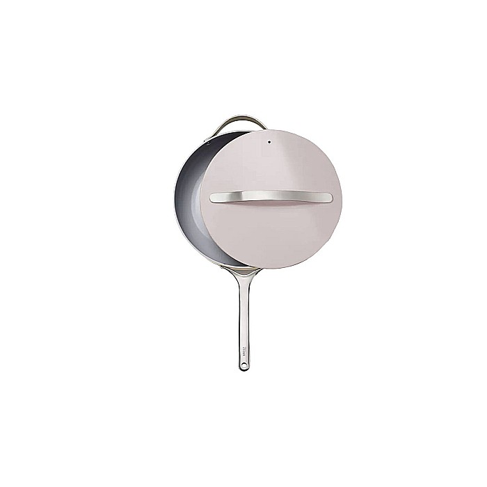 Tigaie inalta cu capac ZILAN, interior din ceramica, diametru 28cm, crem / ZLN 0880 [3]