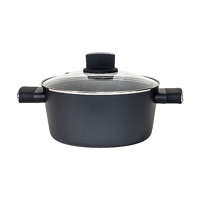 Set oale, 9 piese din aluminiu, compus din 4 oale cu manere ,1 tigaie, 4 capace sticla termorezistente / ZLN 0942 [4]