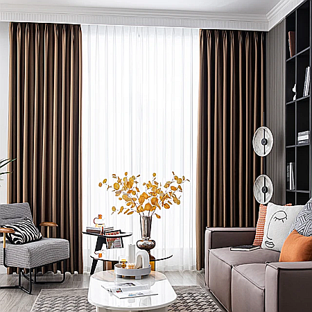 Perdele Draperii - Draperii Catifea Maro