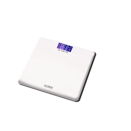 Aparate Electrocasnice - Cantar corporal Floria ZLN7683 din sticla securizata, capacitate 3-180Kg, Display LCD