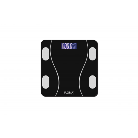 Aparate Electrocasnice - Cantar corporal Zilan ZLN8962 din sticla securizata, capacitate 3-180kg, Aplicatie OKOK, Display LCD