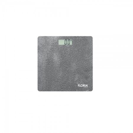 Aparate Electrocasnice - Cantar electronic de persoane Floria ZLN1987 Gri, ecran LCD, capacitate maxima 150 kg