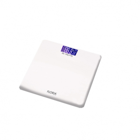 Ingrijire Personala - Cantar electronic de persoane Floria ZLN1988 Alb, ecran LCD, capacitate maxima 180 kg