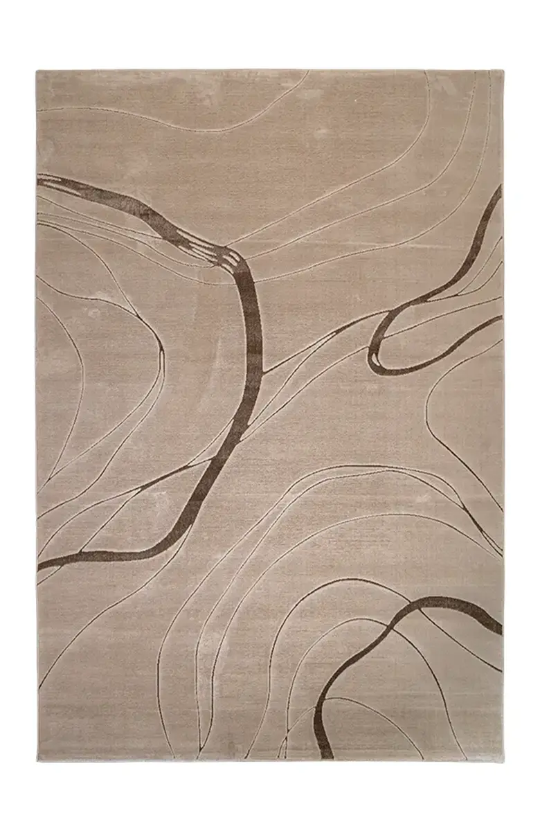 Covoare Moderne - Covor modern Gloria Sand Lines bej cu model abstract pentru living
