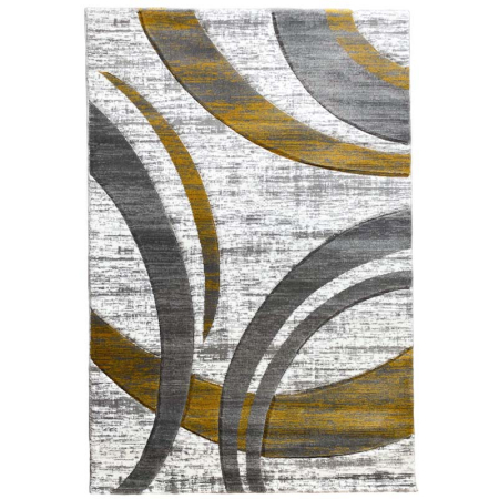 Colectia Sultan - Covor Sultan Circle Gri-Mustar