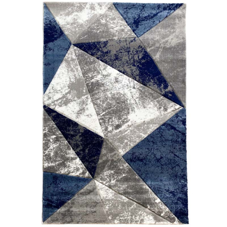 Colectia Sultan - Covor Sultan Mozaic Gri-Albastru