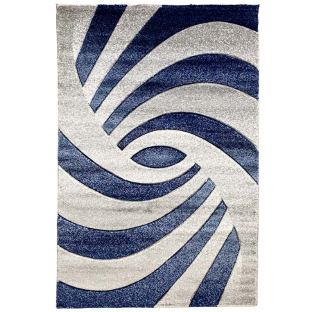 Colectia Sultan - Covor Sultan Twist Gri-Albastru