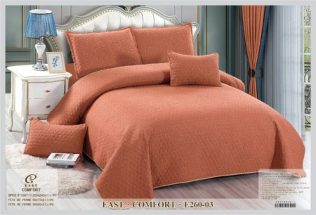 Cuverturi de pat - Cuvertura de pat uni  + 4 fete de perna 03E