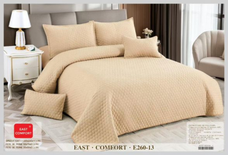 Cuverturi de pat - Cuvertura de pat uni + 4 fete de perna ,13E