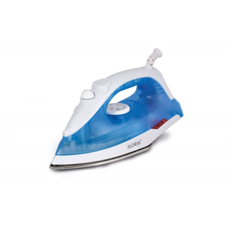 Electrocasnice - Fier de calcat Floria ZLN9686, 1600W, capacitate 180ml, temperatura reglabila, talpa din inox