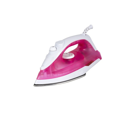 Electrocasnice - Fier de calcat talpa inox Floria ZLN-8430,Culoare Alb/Roz Putere 1600W, 180ml,