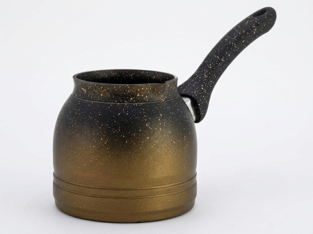 Bucatarie si servire - ibric cafea granit Hascevher 650 ml negru auriu