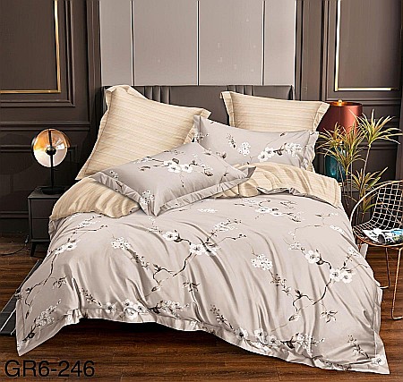 Lenjerii De Pat - Lenjerie pentru pat dublu, finet, 6 piese, GR6-246