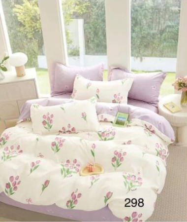 Lenjerii din finet - Lenjerie finet pentru pat dublu,6 piese,GR-298