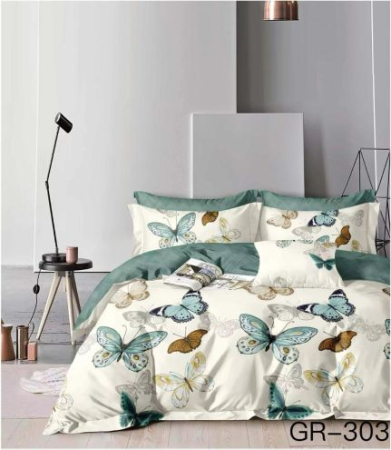 Lenjerii din finet - Lenjerie finet pentru pat dublu,6 piese,GR-303