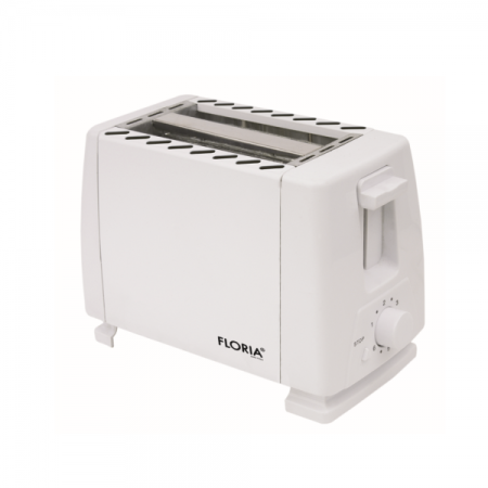 Prajitoare paine - Prajitor de paine Floria ZLN1833 Alb, 700W, 7 nivele de control al temperaturii, buton de oprire