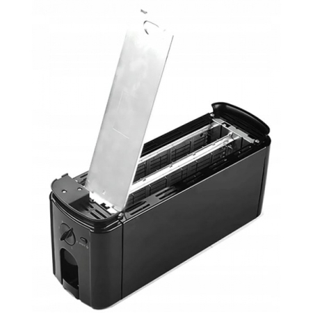 Prajitoare paine - Prajitor paine dublu FLORIA ZLN-2706, Negru Putere 1300W, 2 fante, 4 felii,