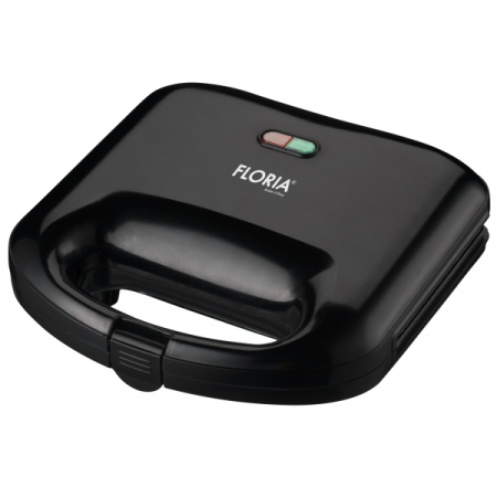 Aparate Electrocasnice - Sandwich-maker Floria ZLN-4304, Negru, 750 W, Placi antiaderente model triunghi