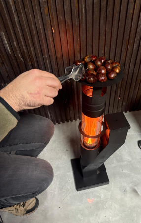 Climatizare - Soba pe peleți tip rachetă – model scurt