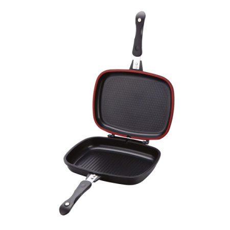 Aparate Electrocasnice - Tigaie dubla Floria ZLN7019 Negru, parti detasabile, usor de curatat