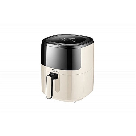 Aparate Electrocasnice - Friteuza Air Fryer ZILAN, putere 1500w, capaitate 5l, crem / ZLN 9984