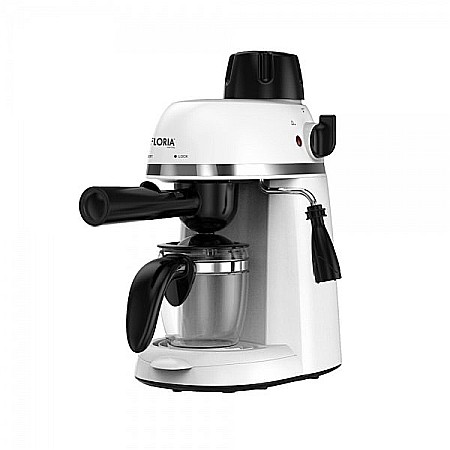 Aparate Bucatarie - Espressor Floria ZLN9359 Alb, putere 800W, presiune de 3.5 bari, usor de curatat