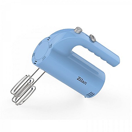 Aparate Bucatarie - Mixer de mana ZILAN ZLN-3161, Putere 200 W, 5 viteze, Bleu