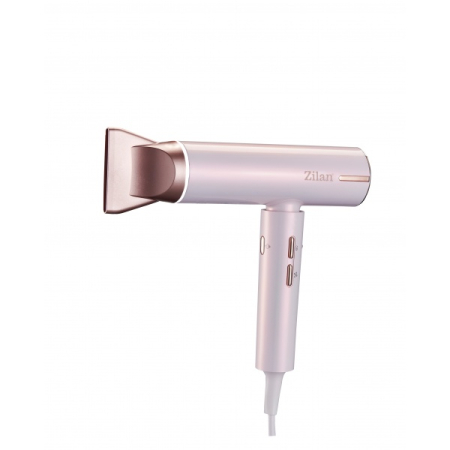 Ingrijire Personala - Uscator de par Zilan ZLN9181, tehnologie IQ, 3 trepte de viteza si temperatura, Functie ionica, 1800W