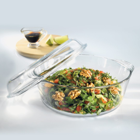 Tavi Yena - Vas yena BORCAM cu capac 2.1L sticla termorezistenta