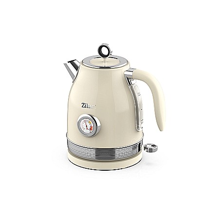 Aparate Electrocasnice - Fierbator RETRO, capacitate 1.7l, Putere 2200W, rotire 360, crem ZILAN / ZLN 1184