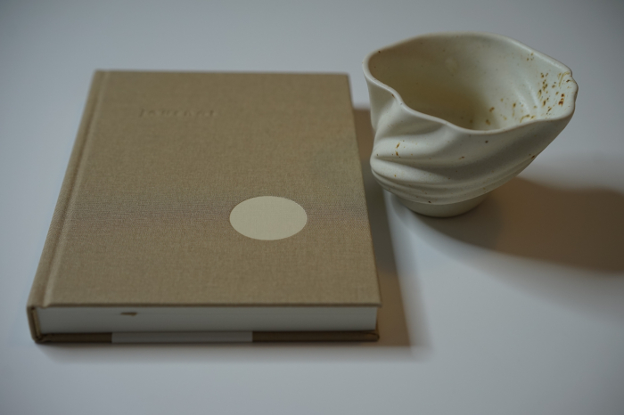 Set bej jurnal  & ceasca Shell Swan [5]