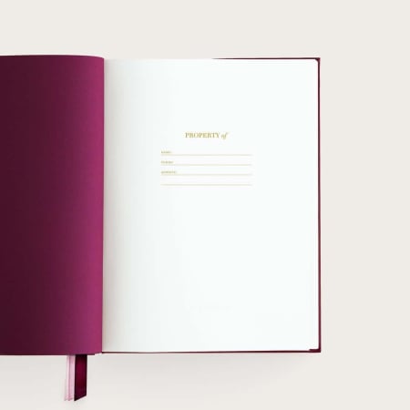 Agenda Thoughts, burgundiu [1]