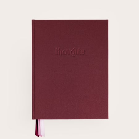 Agende & Jurnale - Agenda Thoughts, burgundiu