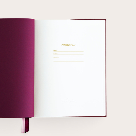 Agenda Thoughts, burgundiu [1]