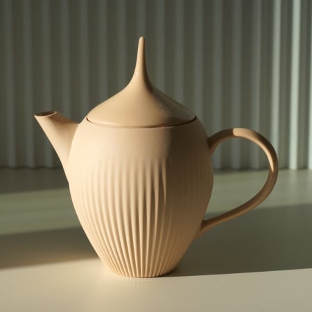 Colectie ceai ALICE - Ceainic bej cald rose, Alice