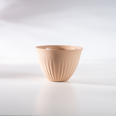 Ceasca ceai sau cafea bej cald, rose, Alice