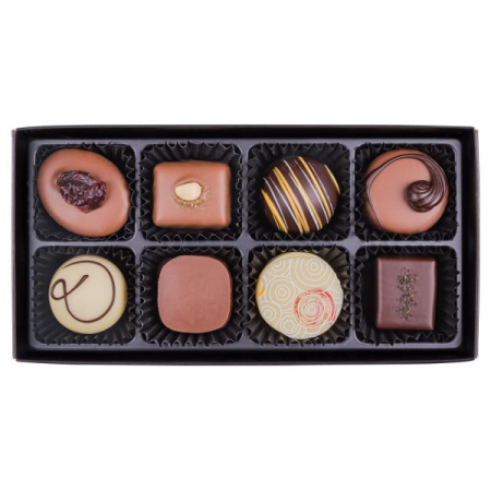 Rasfaturi alese - Praline din ciocolata Black XL