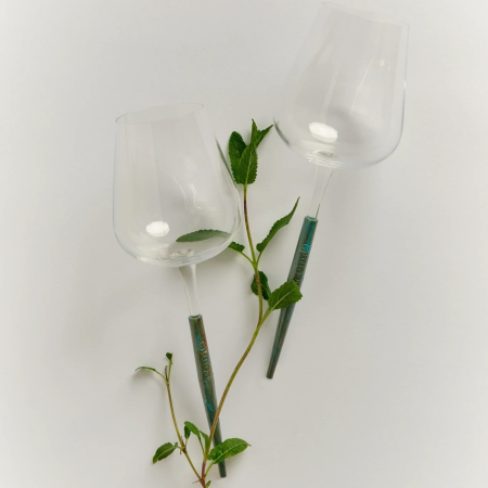 Set pahare vin rosu pentru picnic, verde smarald [1]