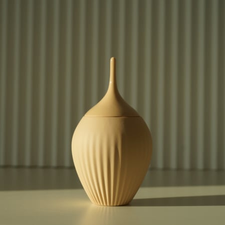 Colectie ceai ALICE - Recipient zahar bej cald rose Alice Feinedinge