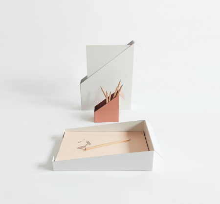 Suport pentru hartie A4, alb [2]