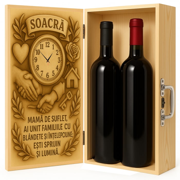 Cutie vin din lemn – cadou de lux pentru soacră [2]