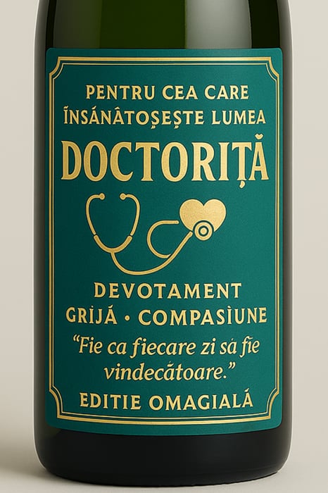 Cutie vin din lemn – cadou de lux pentru doctoriță [4]