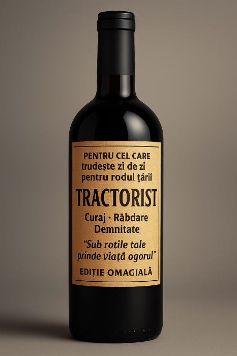 Cutie vin din lemn – cadou de lux pentru tractorist [3]