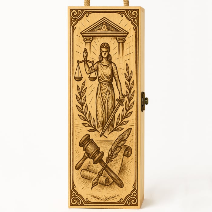 Cutie vin din lemn – cadou de lux pentru avocat [2]