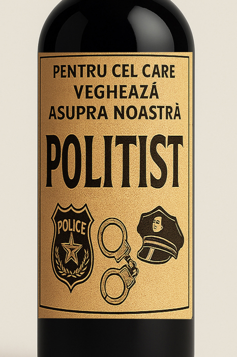 Cutie vin din lemn – cadou de lux pentru polițist [3]