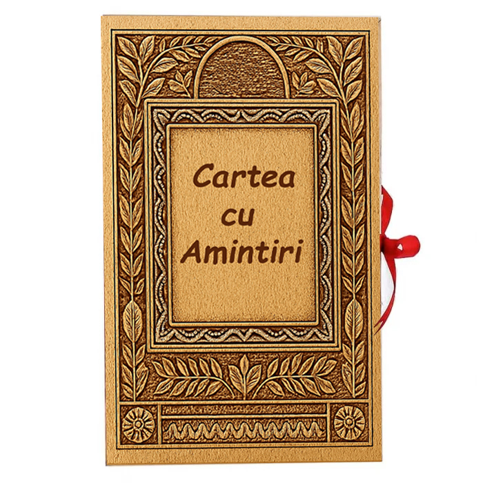 Tablou Personalizat din Lemn Tip Carte – Cadou Inedit de Crăciun cu Poză și Mesaj [2]