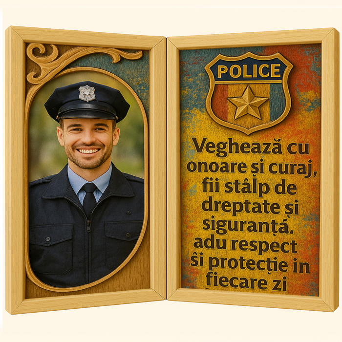 Tablou Personalizat Cadou Politist [1]