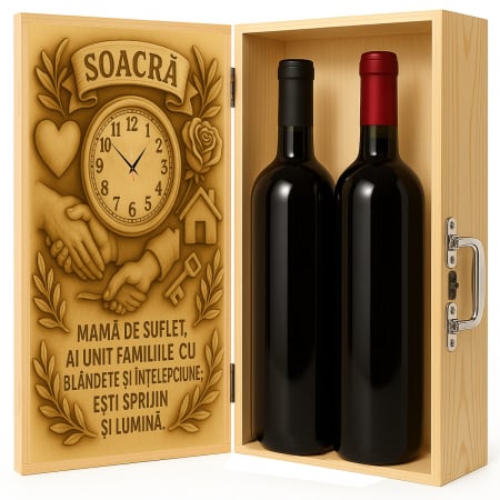 Cutie vin din lemn – cadou de lux pentru soacră [1]